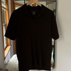 Perry Ellis brown polo Large